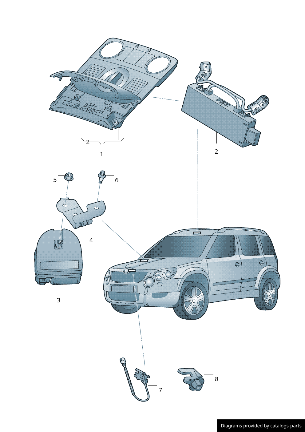 Car part diagram