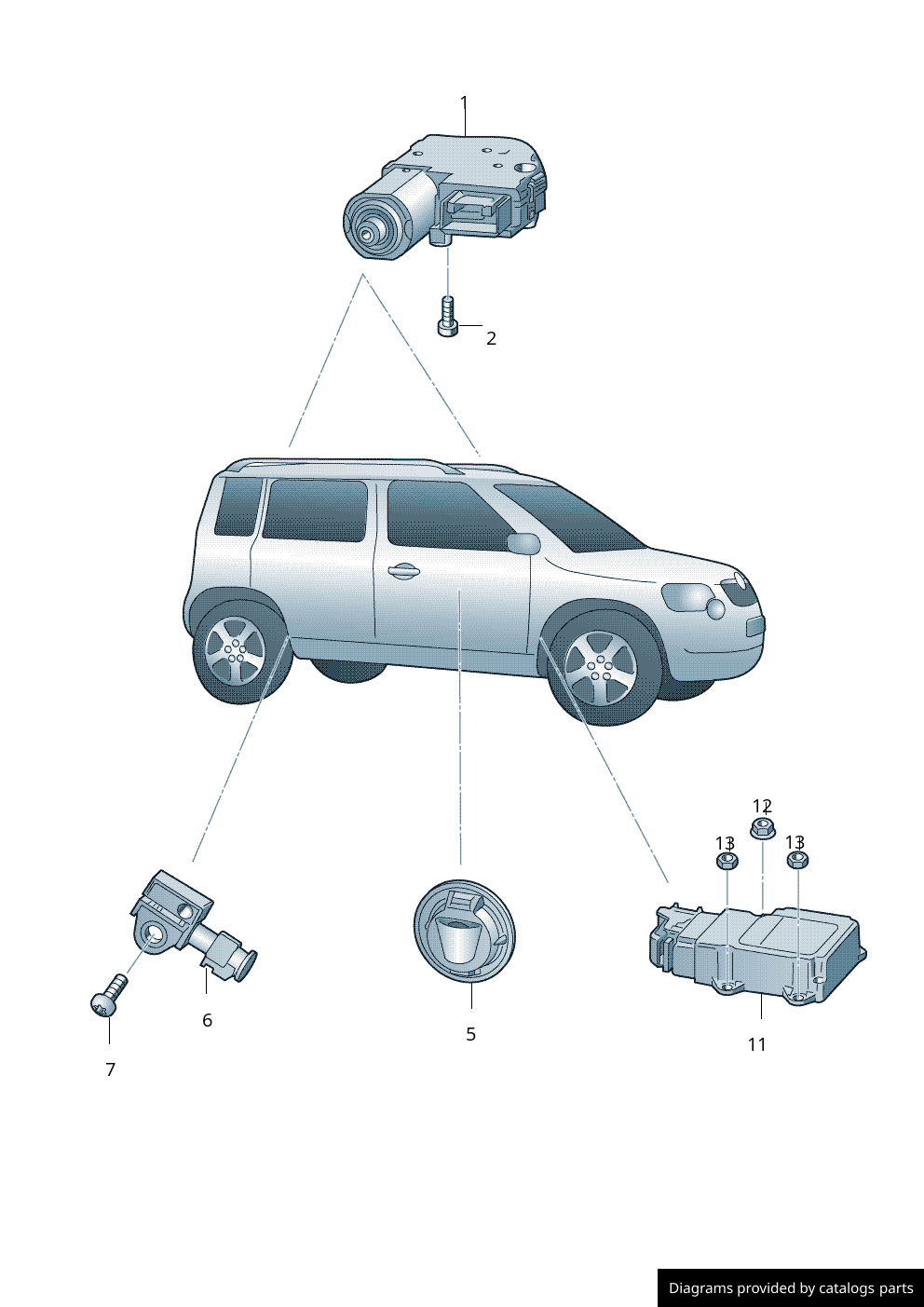 Car part diagram