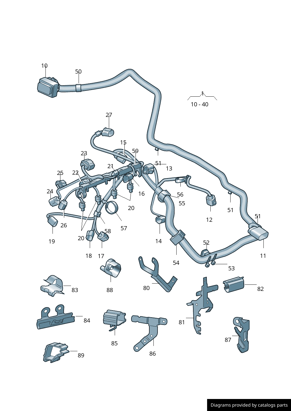 Car part diagram