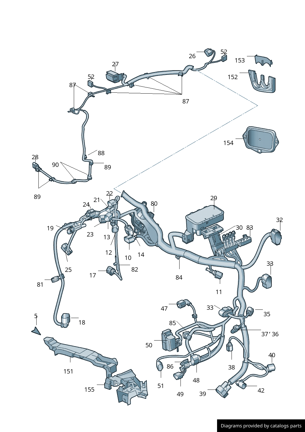 Car part diagram