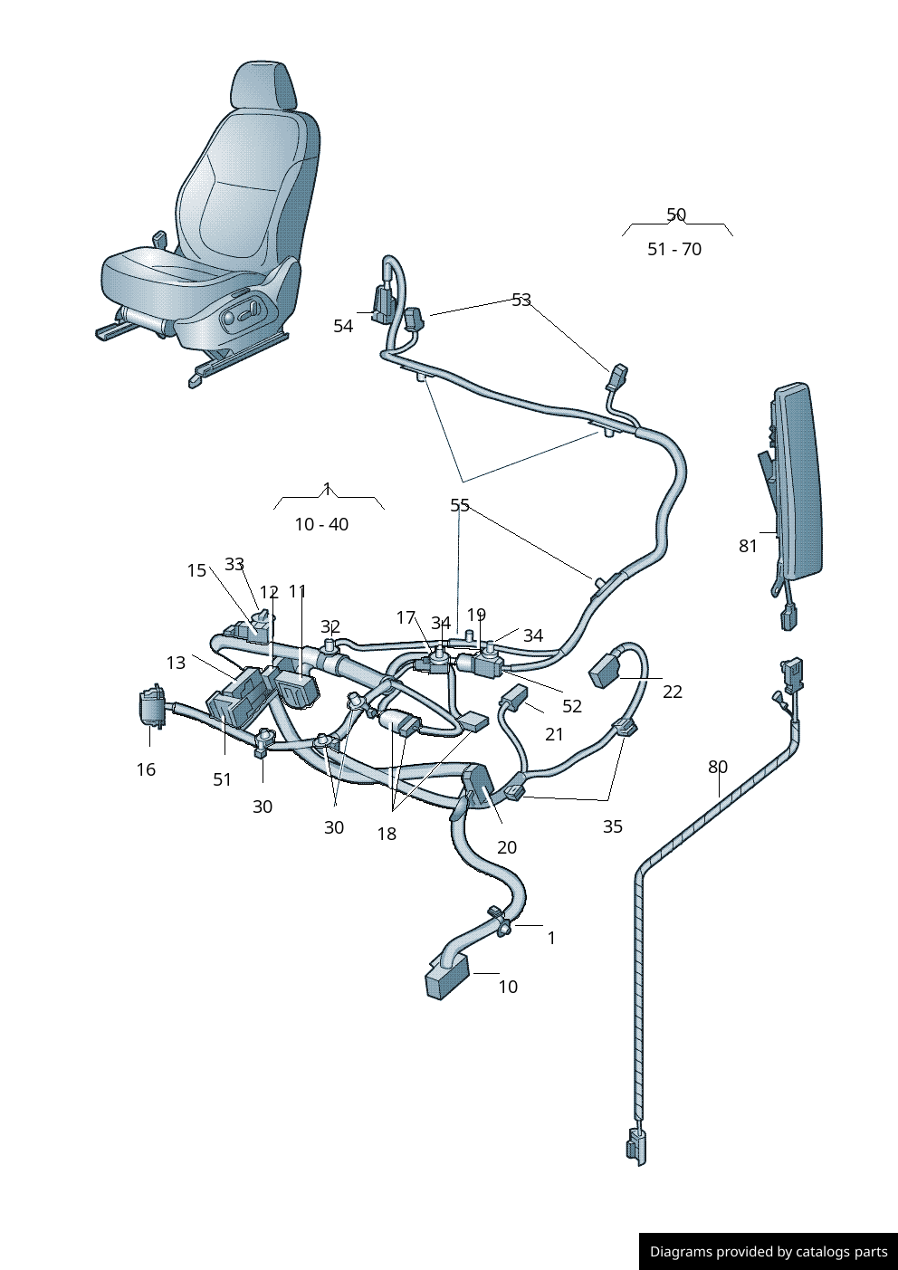 Car part diagram