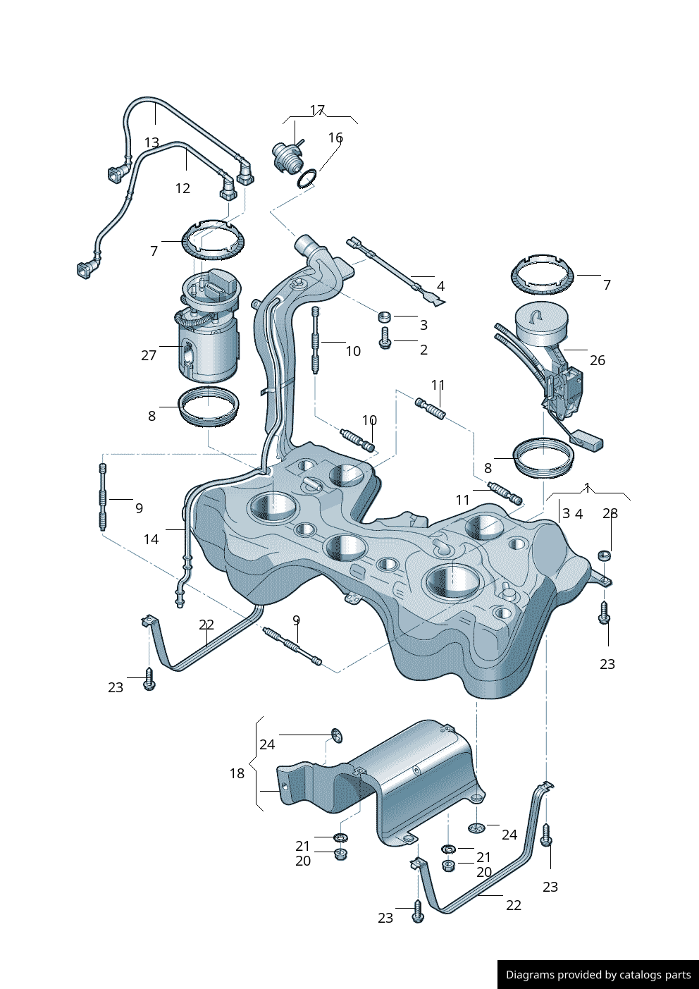 Car part diagram