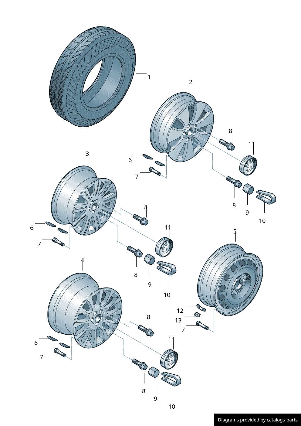 Car part diagram