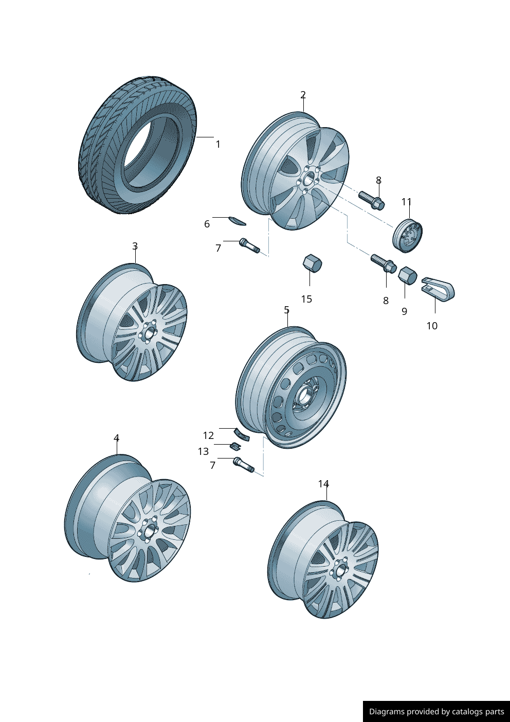 Car part diagram