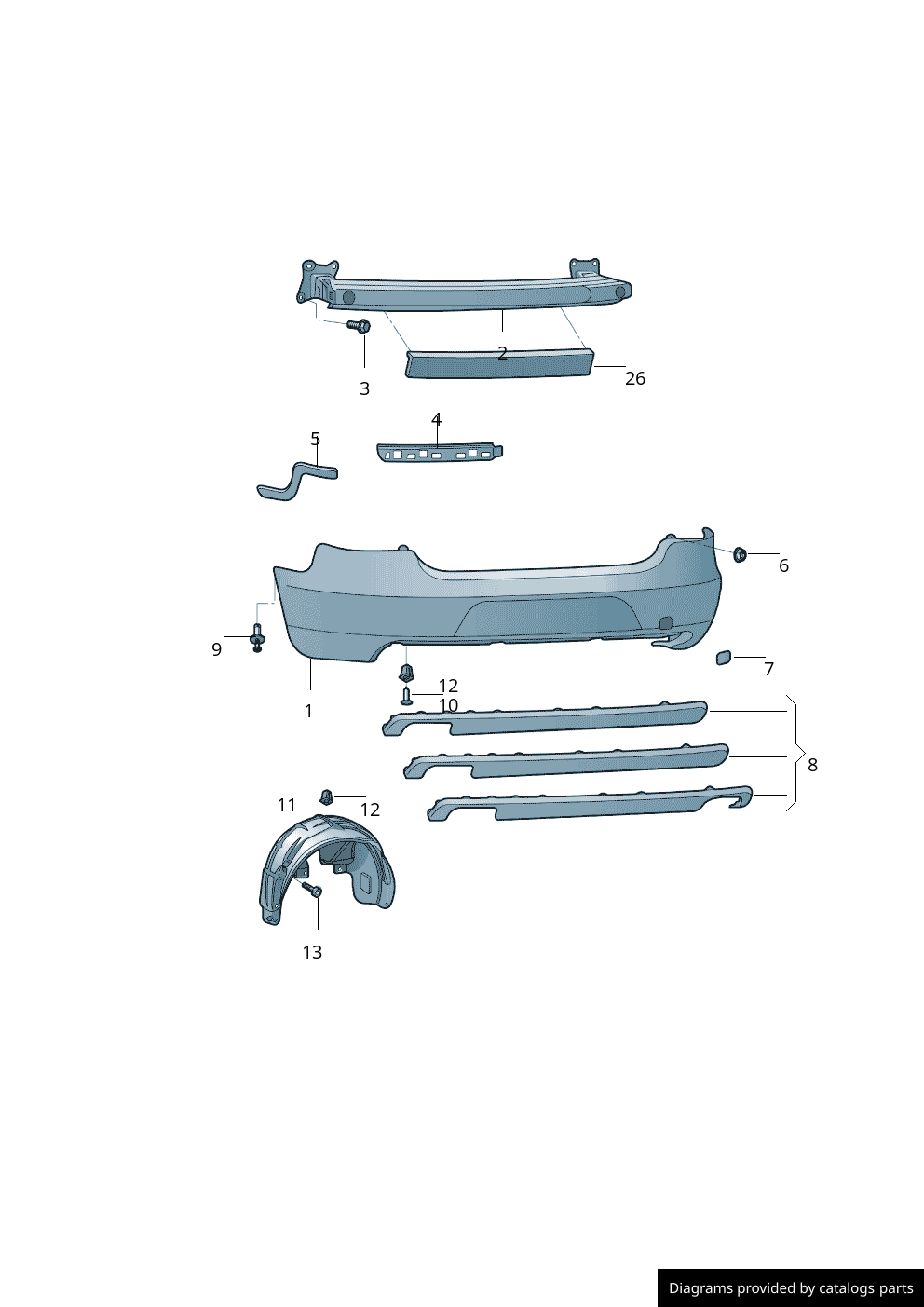 Car part diagram