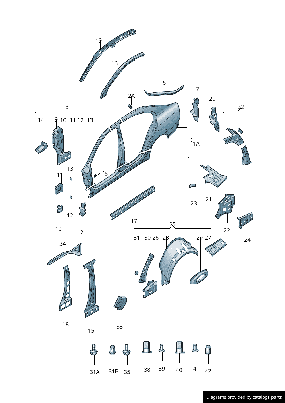 Car part diagram