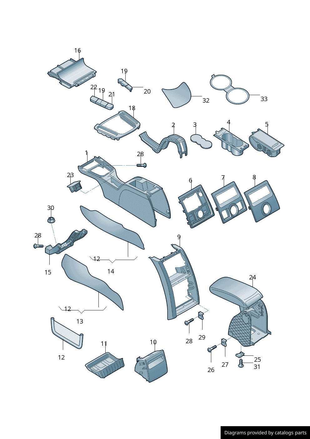 Car part diagram