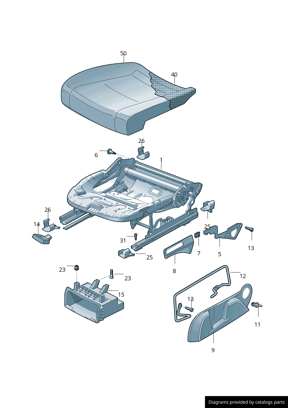 Car part diagram