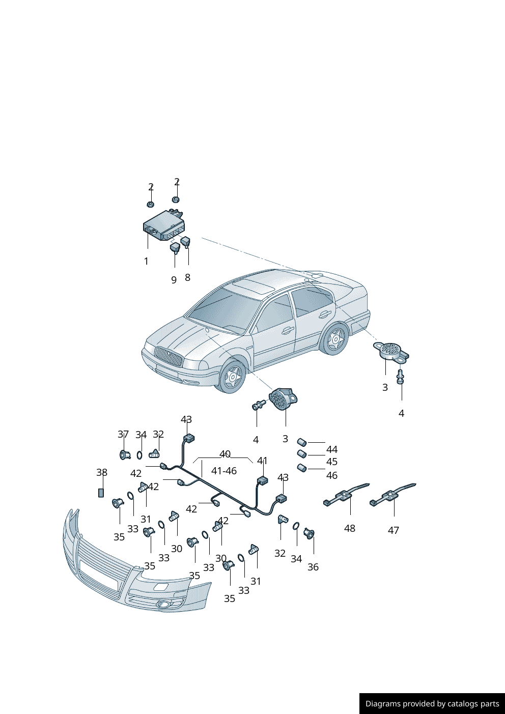 Car part diagram
