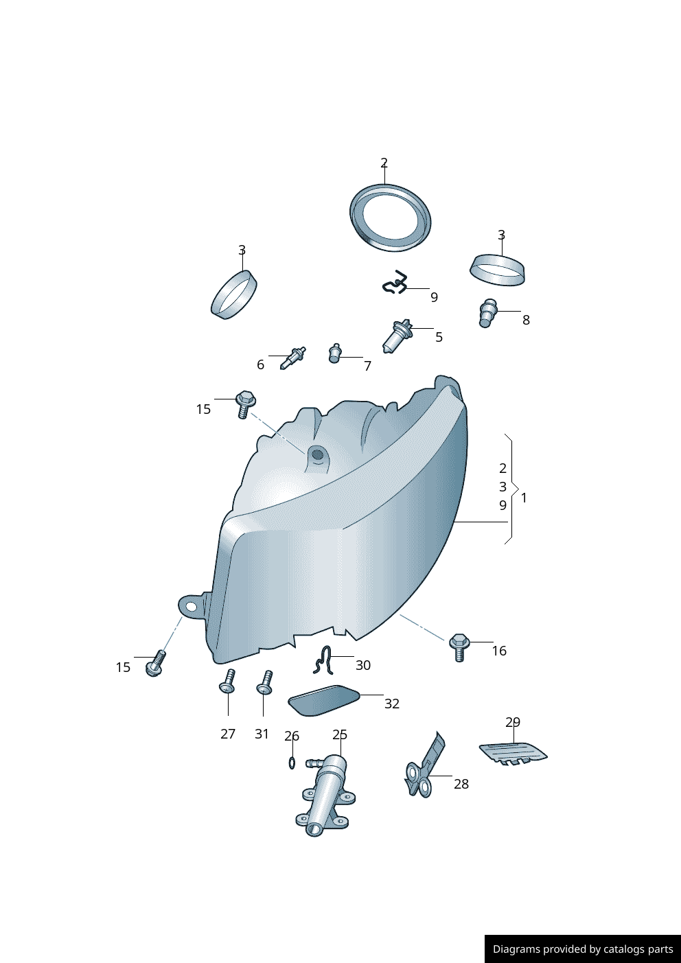 Car part diagram