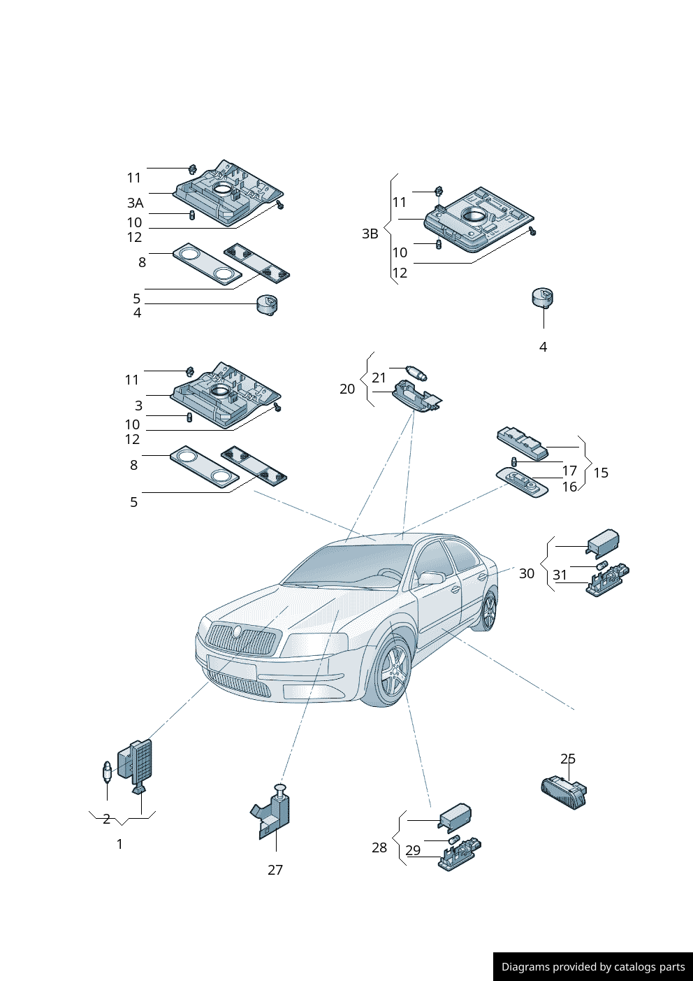 Car part diagram
