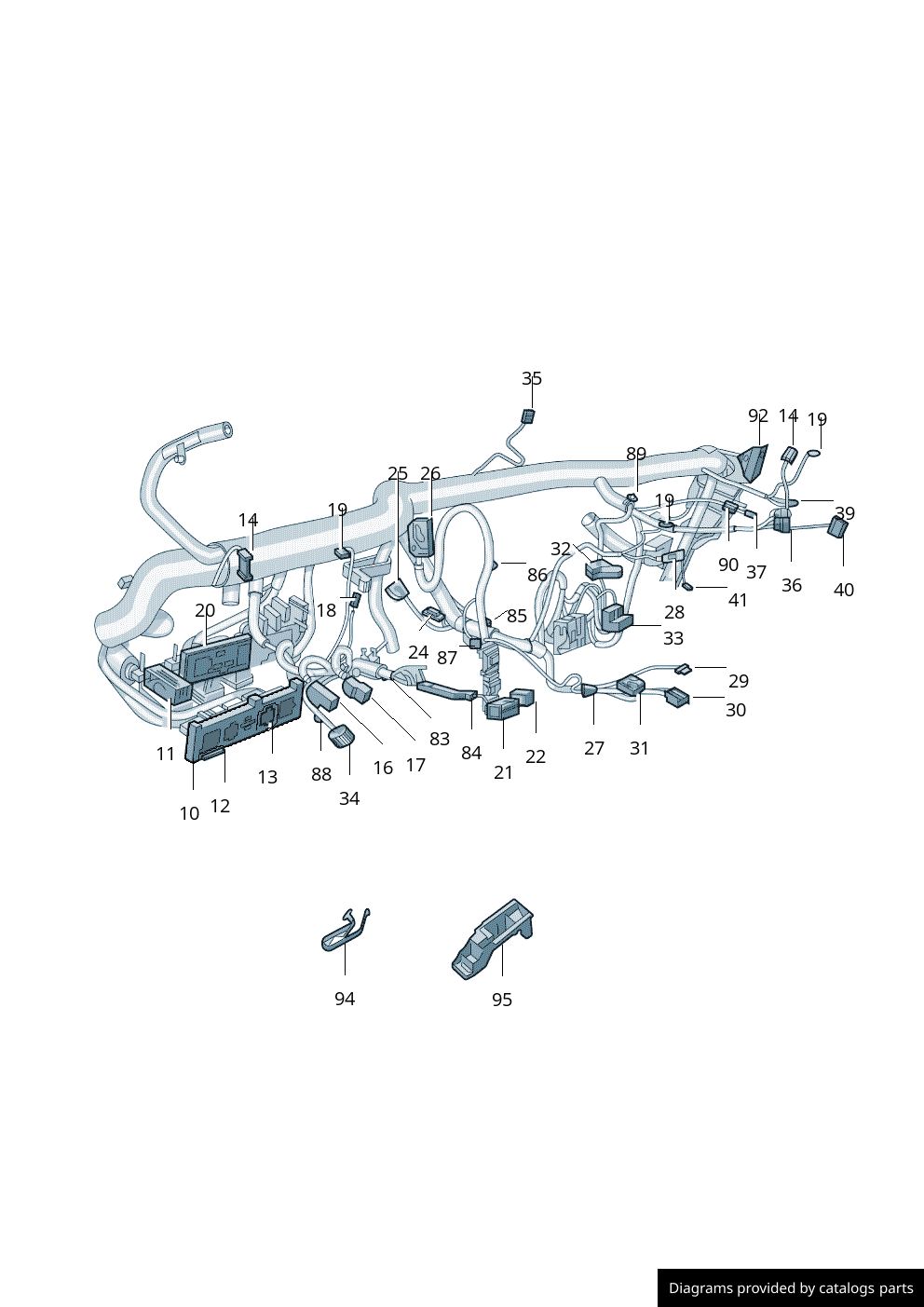 Car part diagram