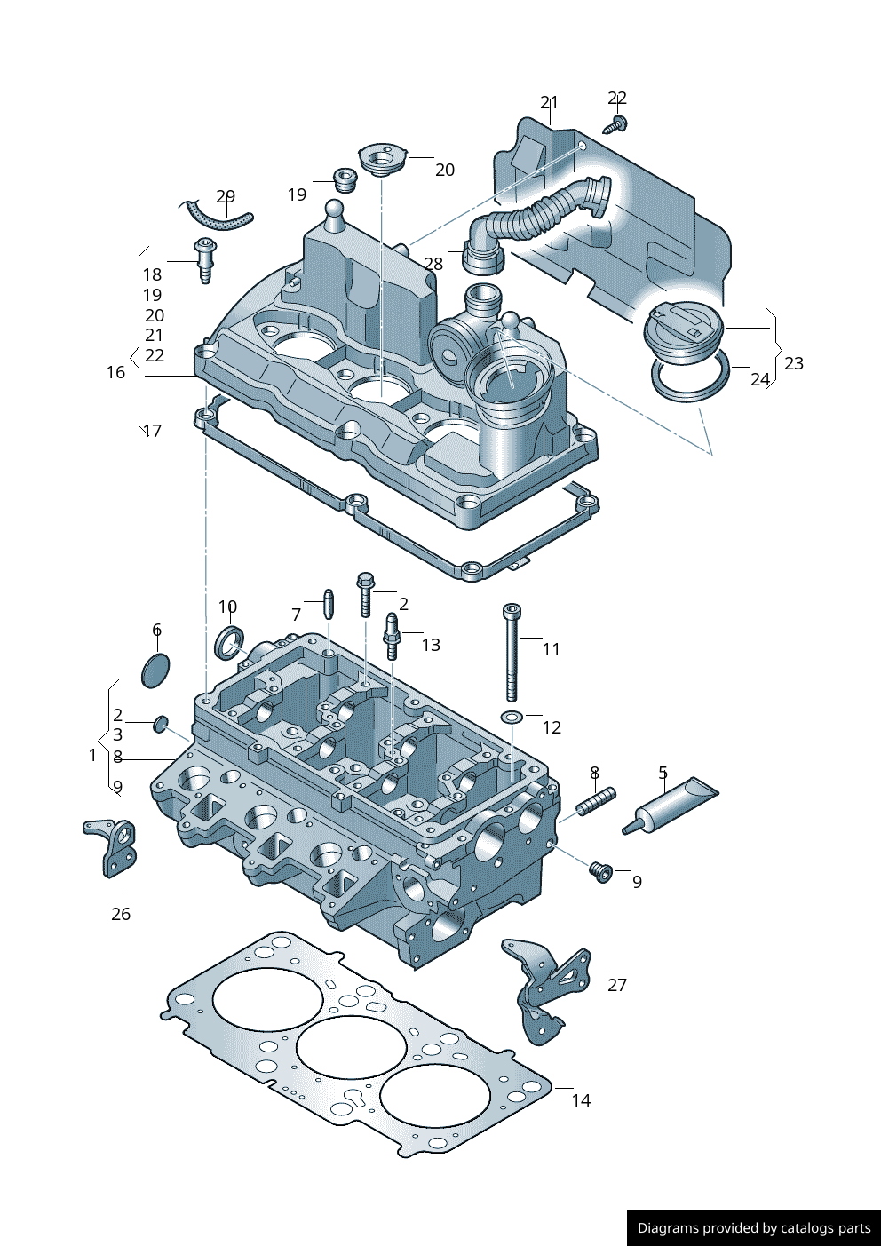 Car part diagram