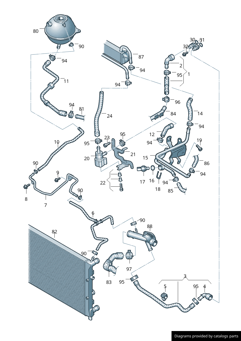 Car part diagram