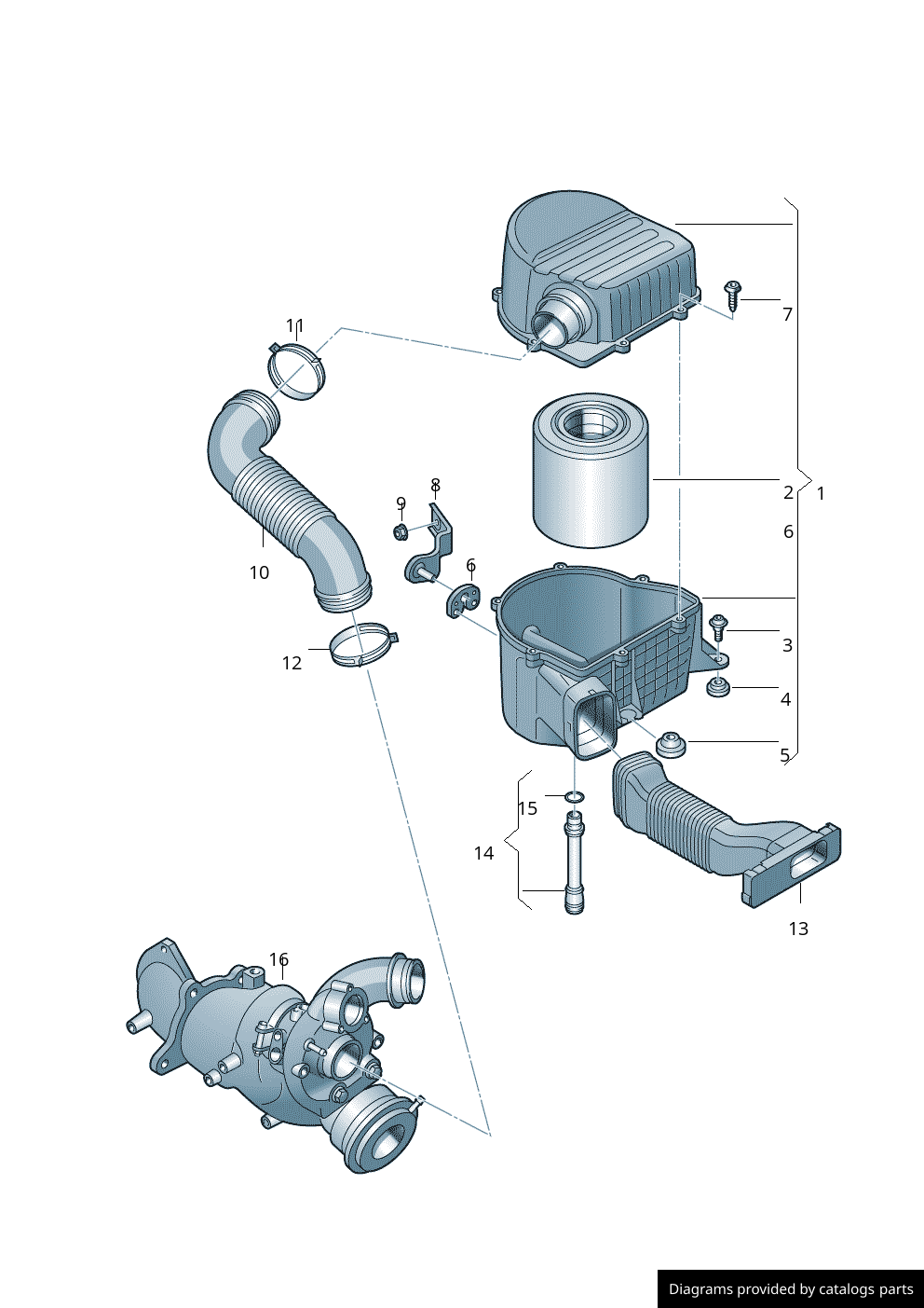 Car part diagram