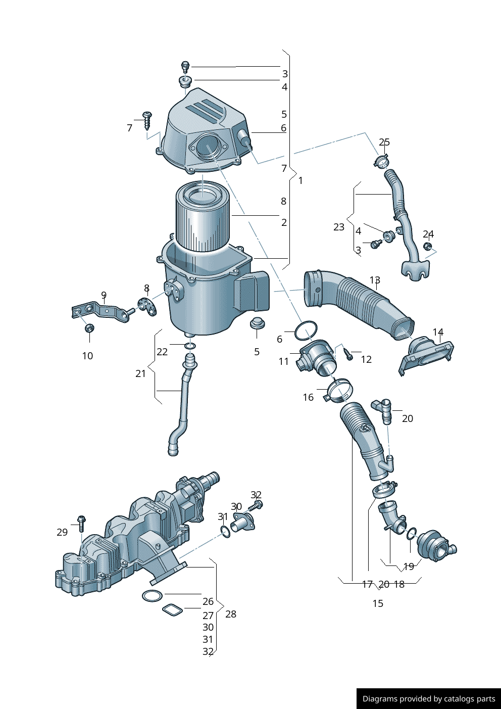 Car part diagram