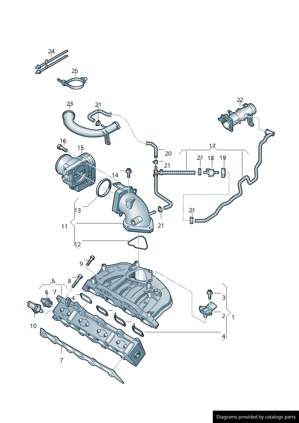 Car part diagram