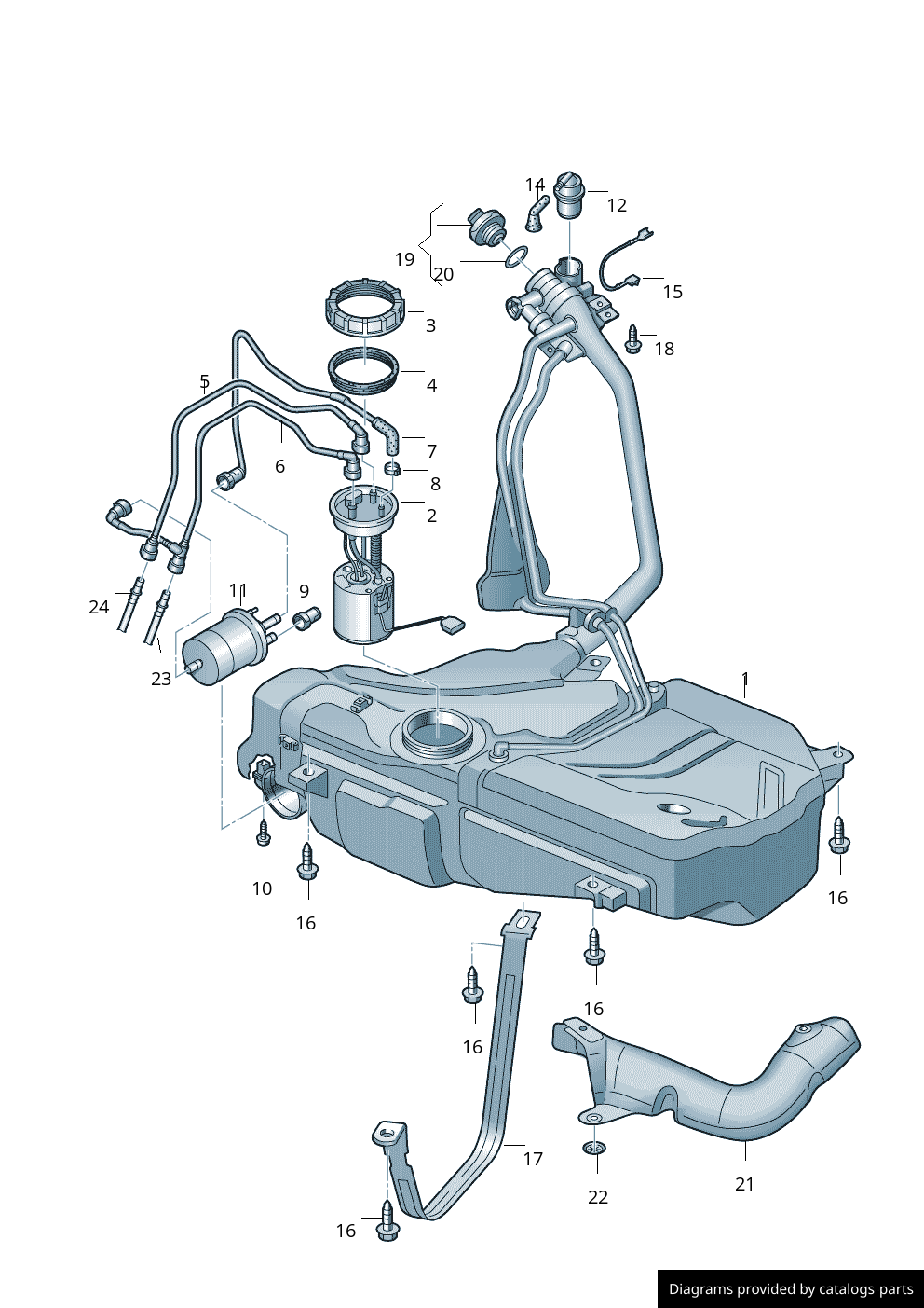 Car part diagram