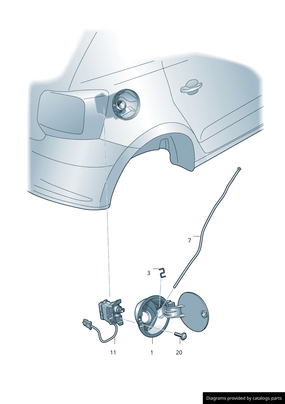 Car part diagram