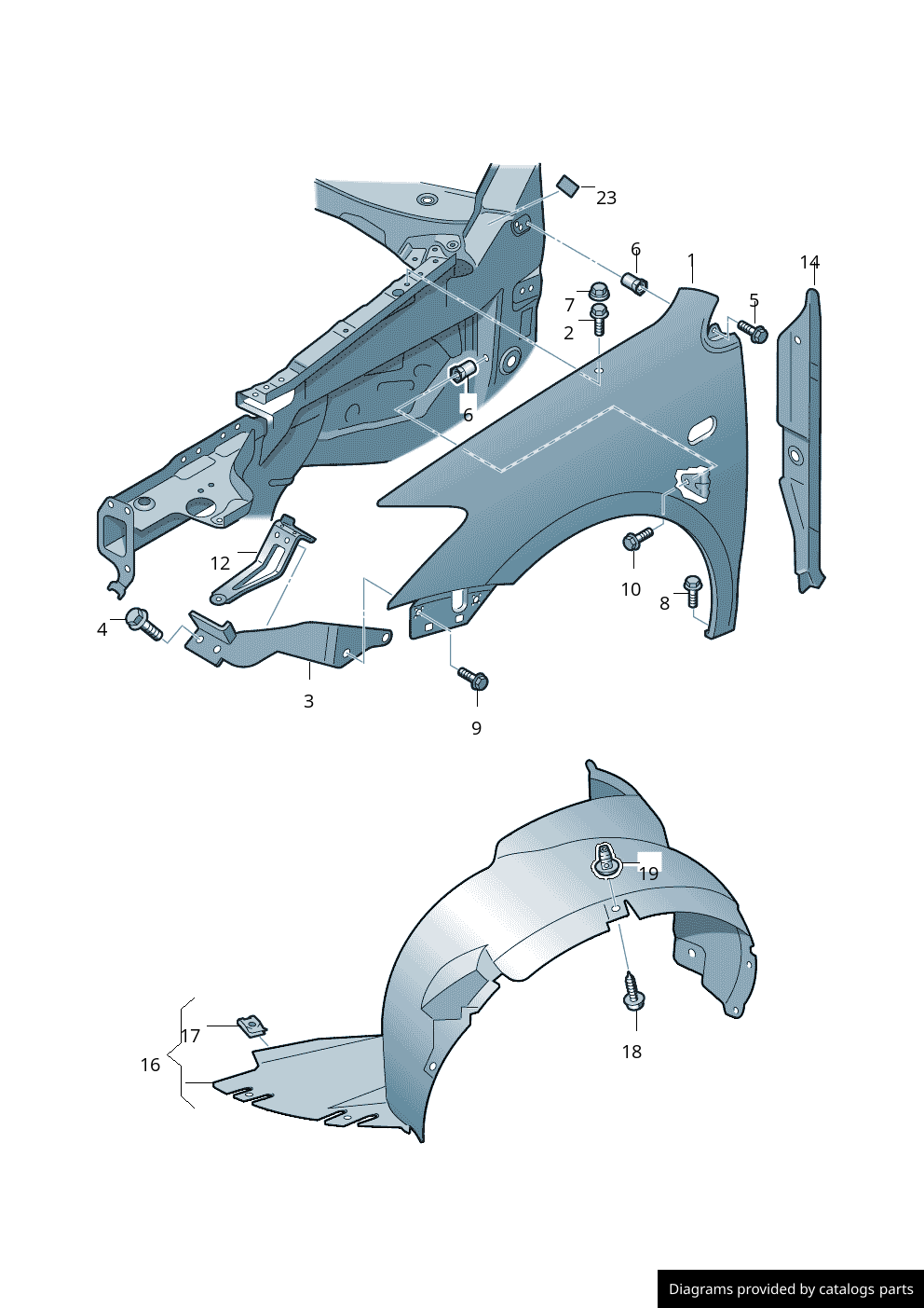 Car part diagram