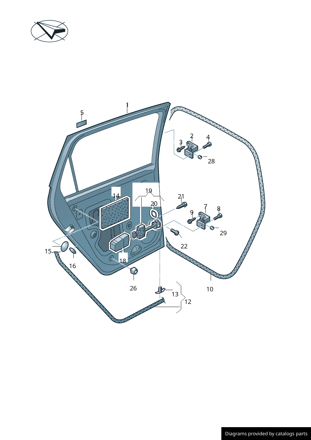 Car part diagram