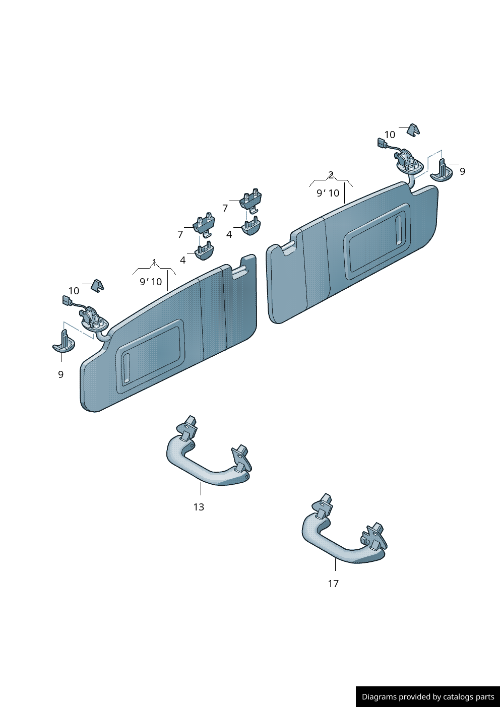 Car part diagram