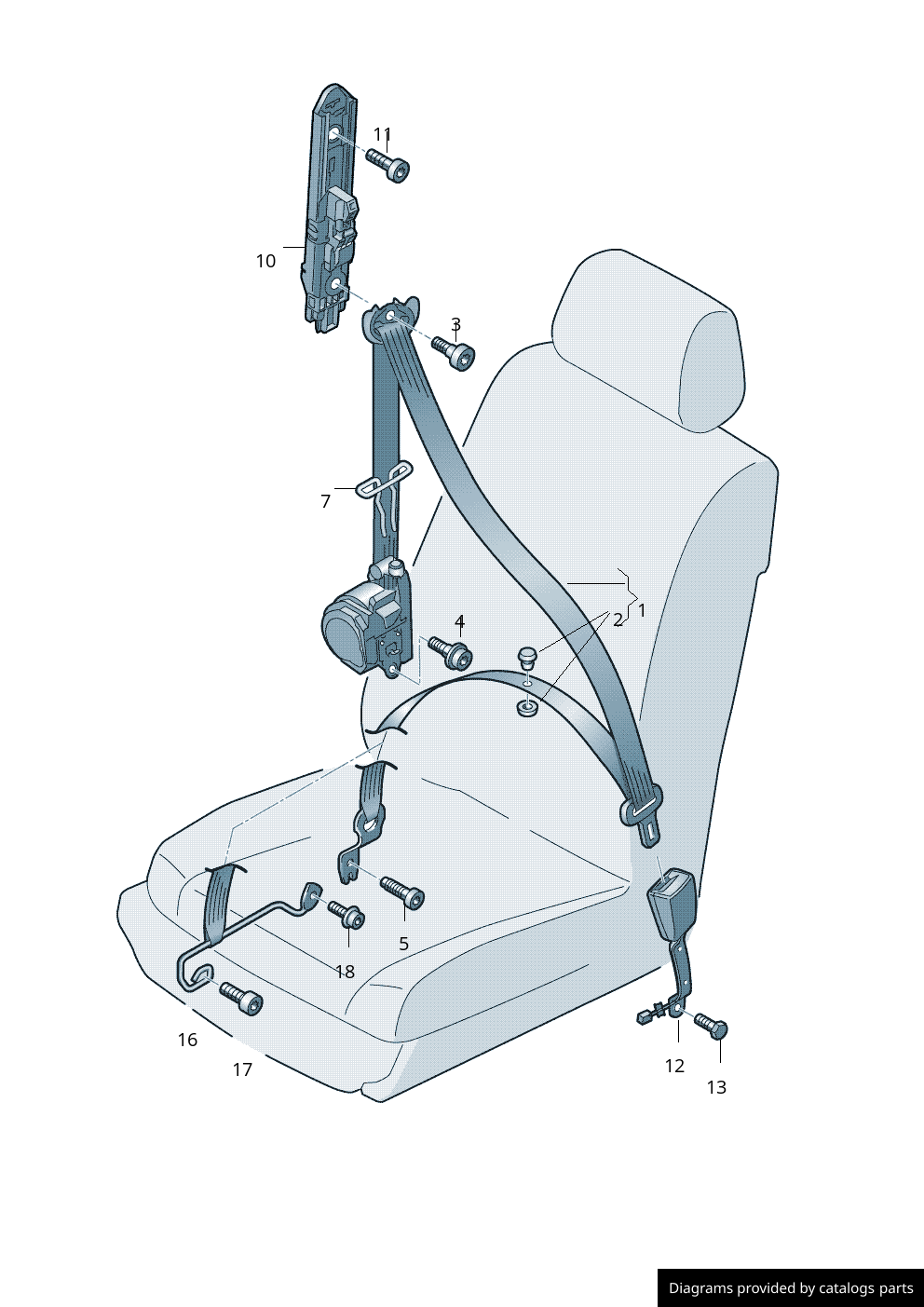 Car part diagram