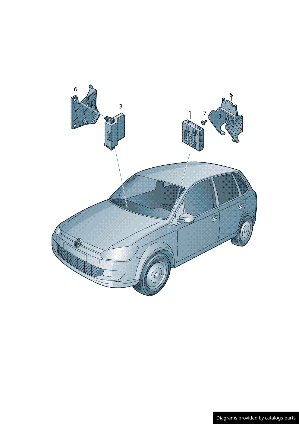 Car part diagram