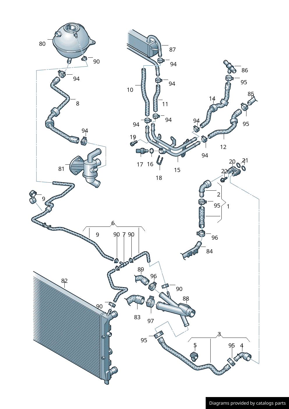 Car part diagram