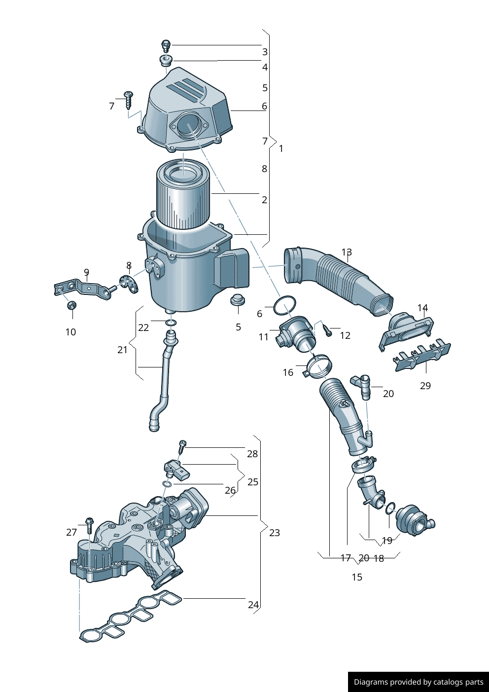 Car part diagram