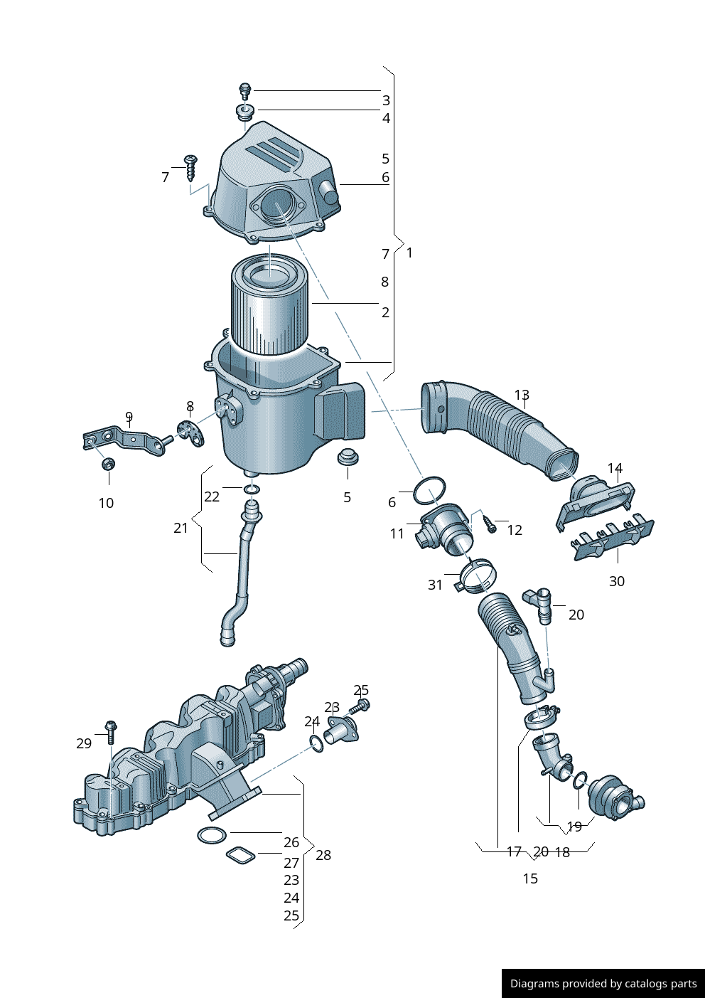Car part diagram