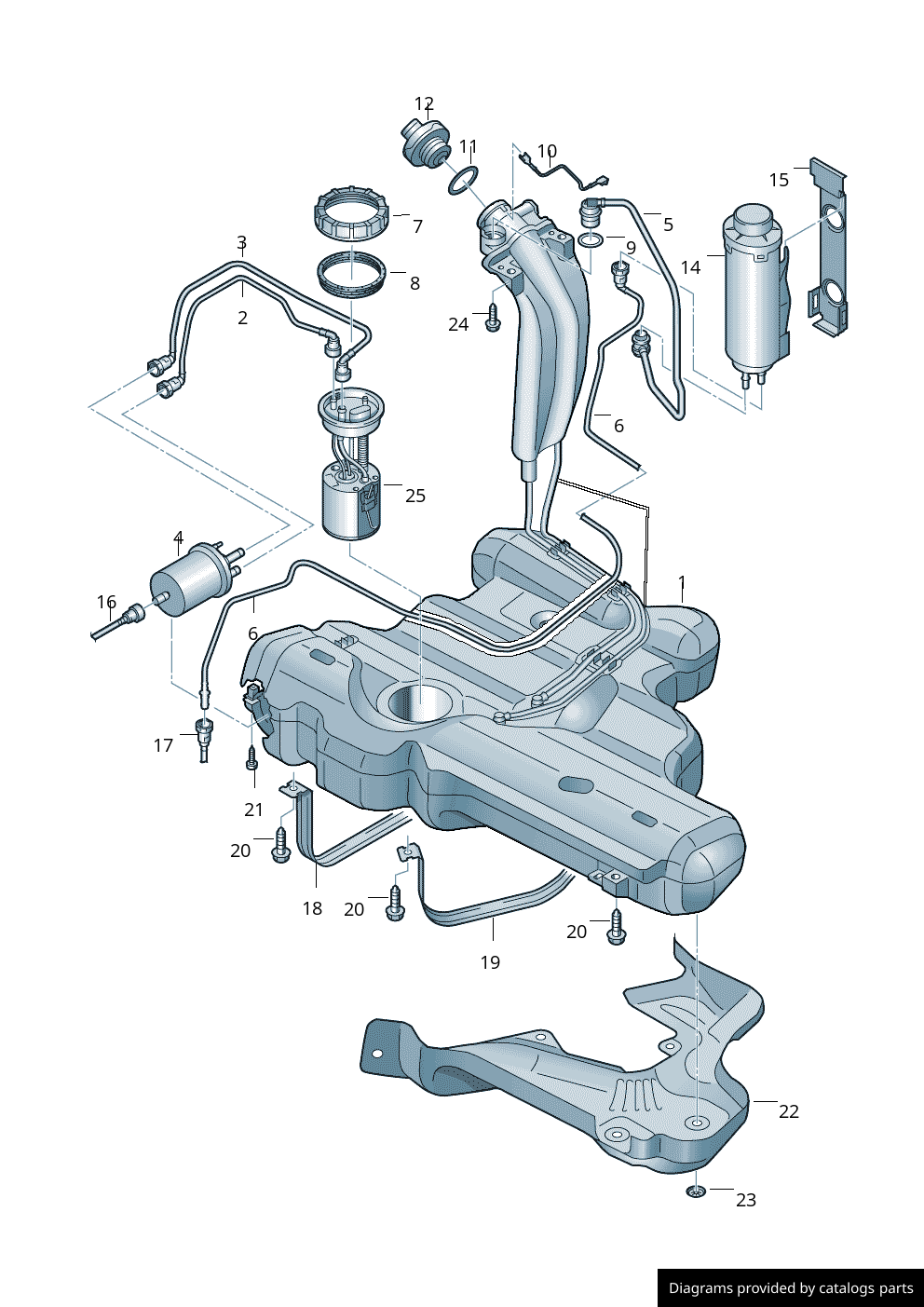 Car part diagram