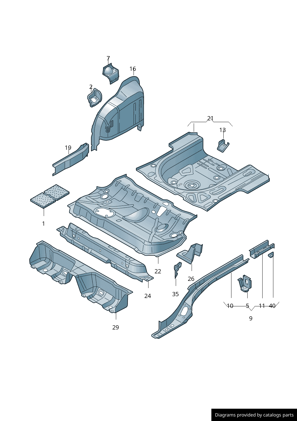 Car part diagram