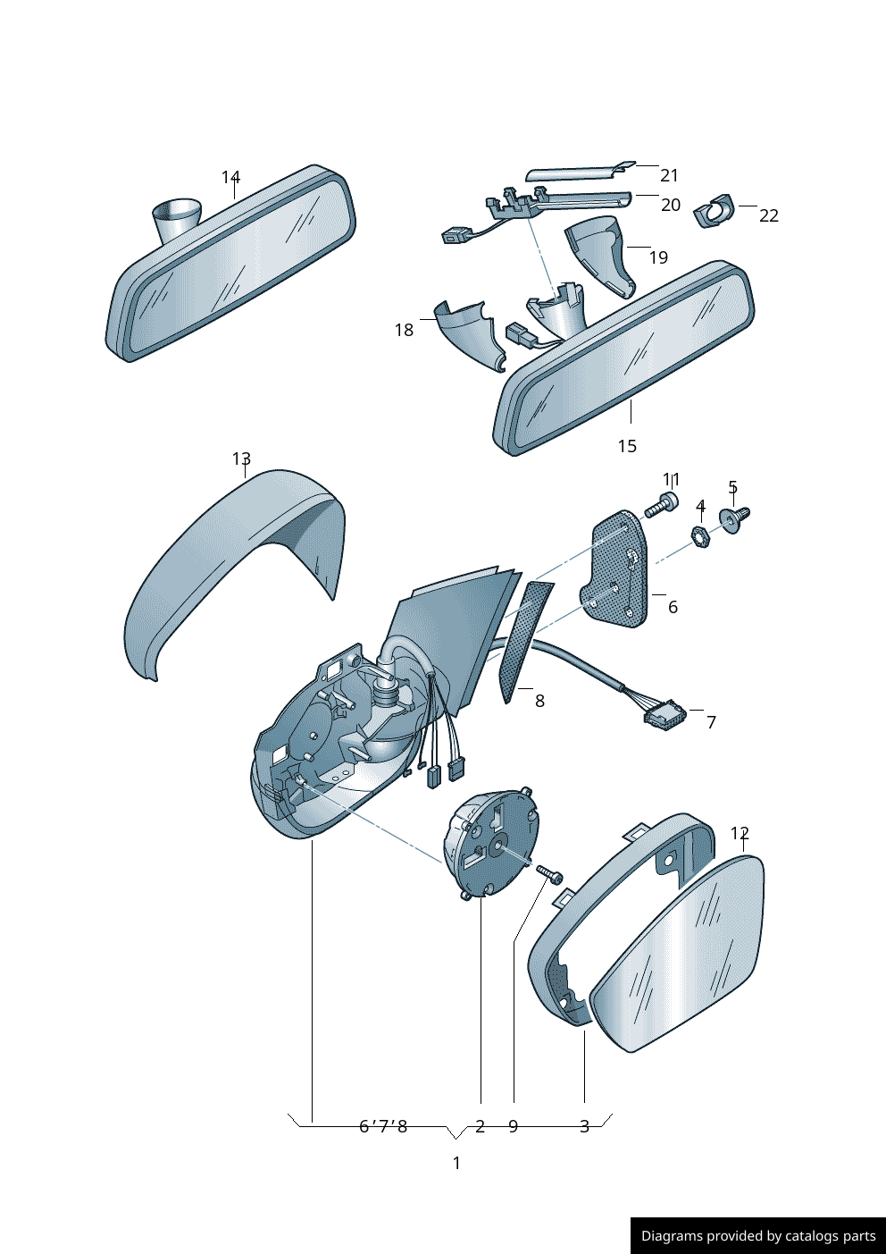 Car part diagram
