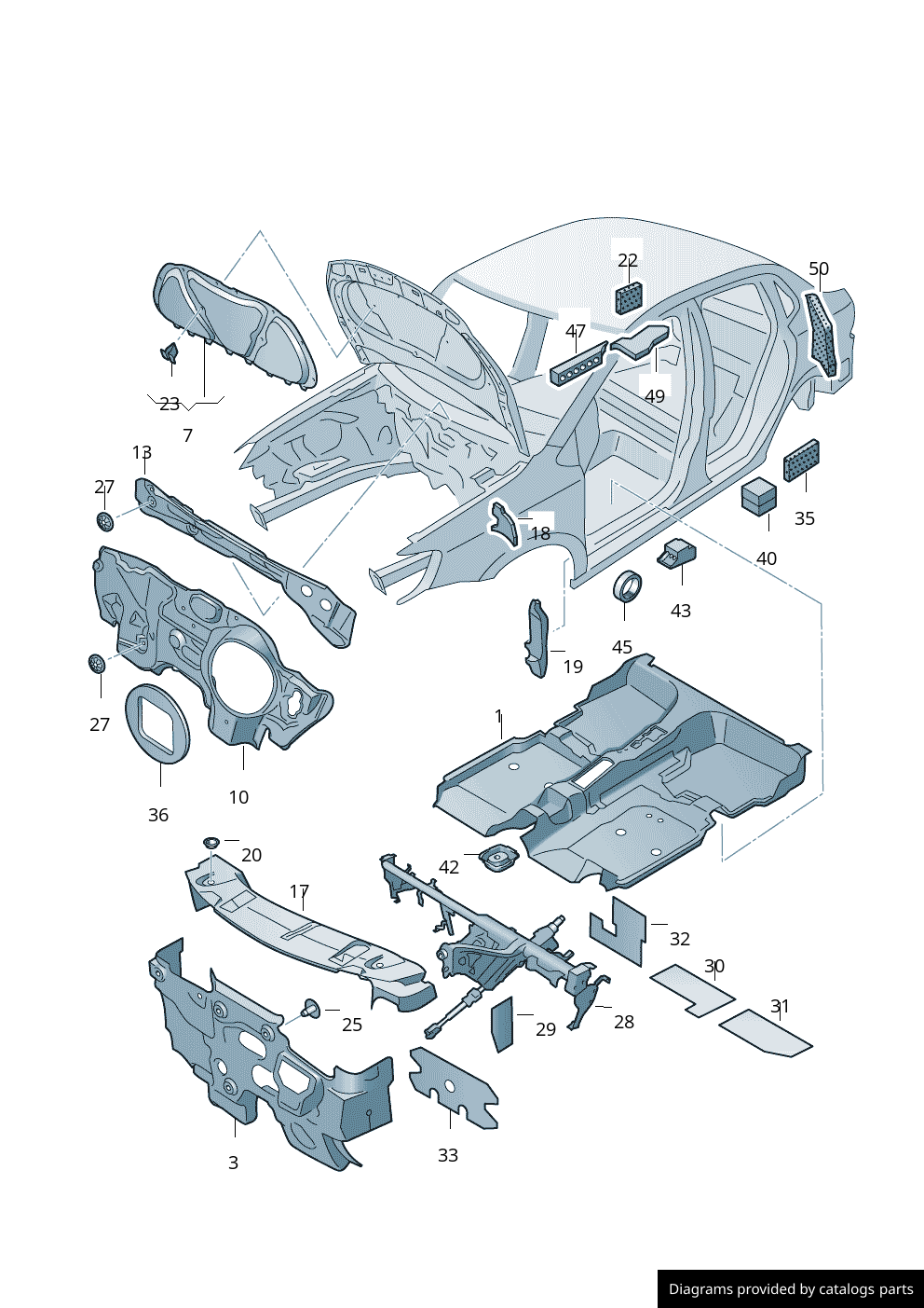 Car part diagram