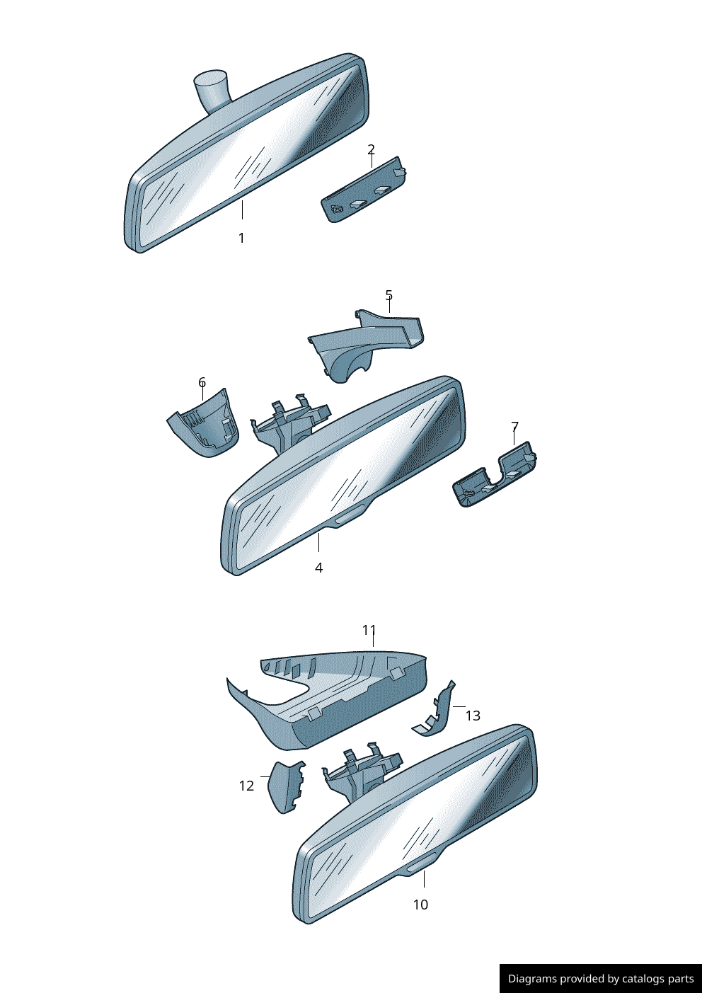 Car part diagram
