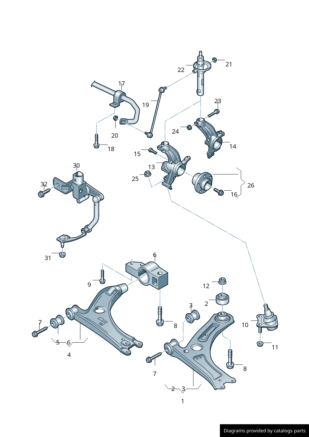 Car part diagram