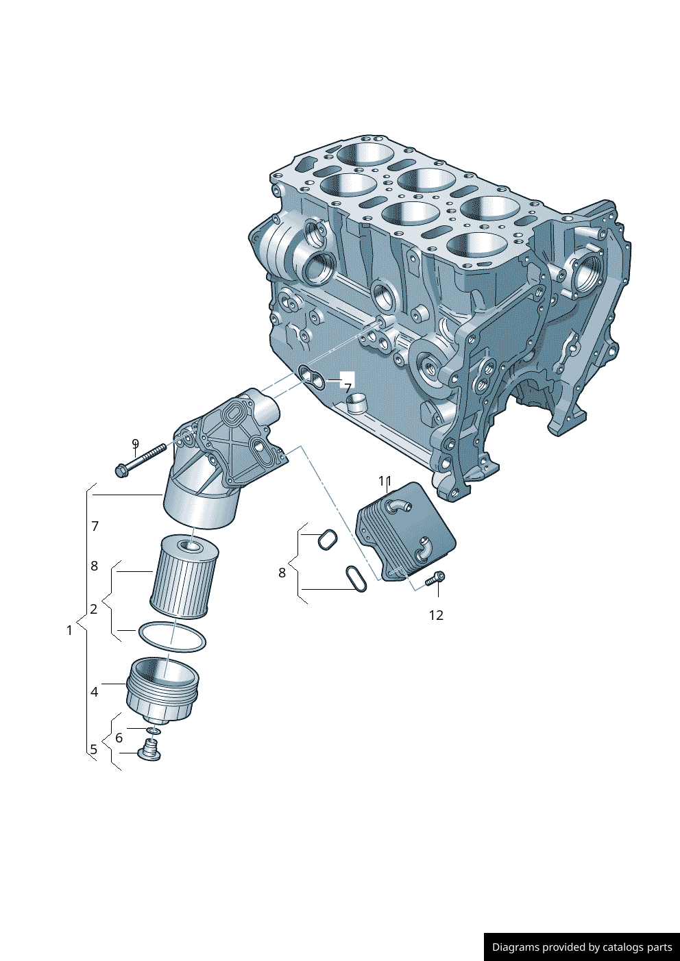 Car part diagram