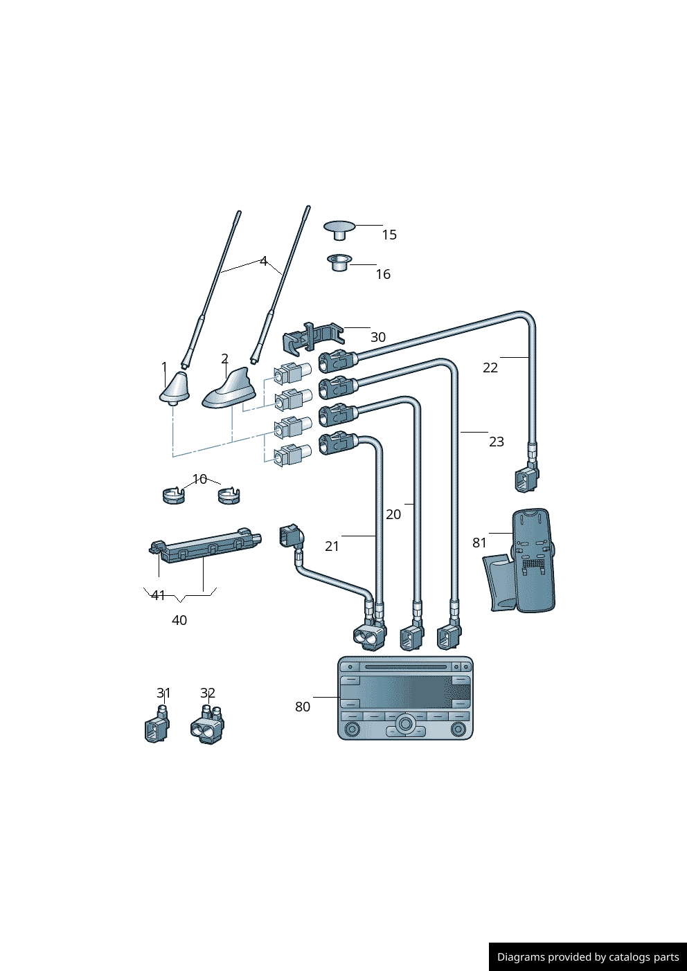 Car part diagram