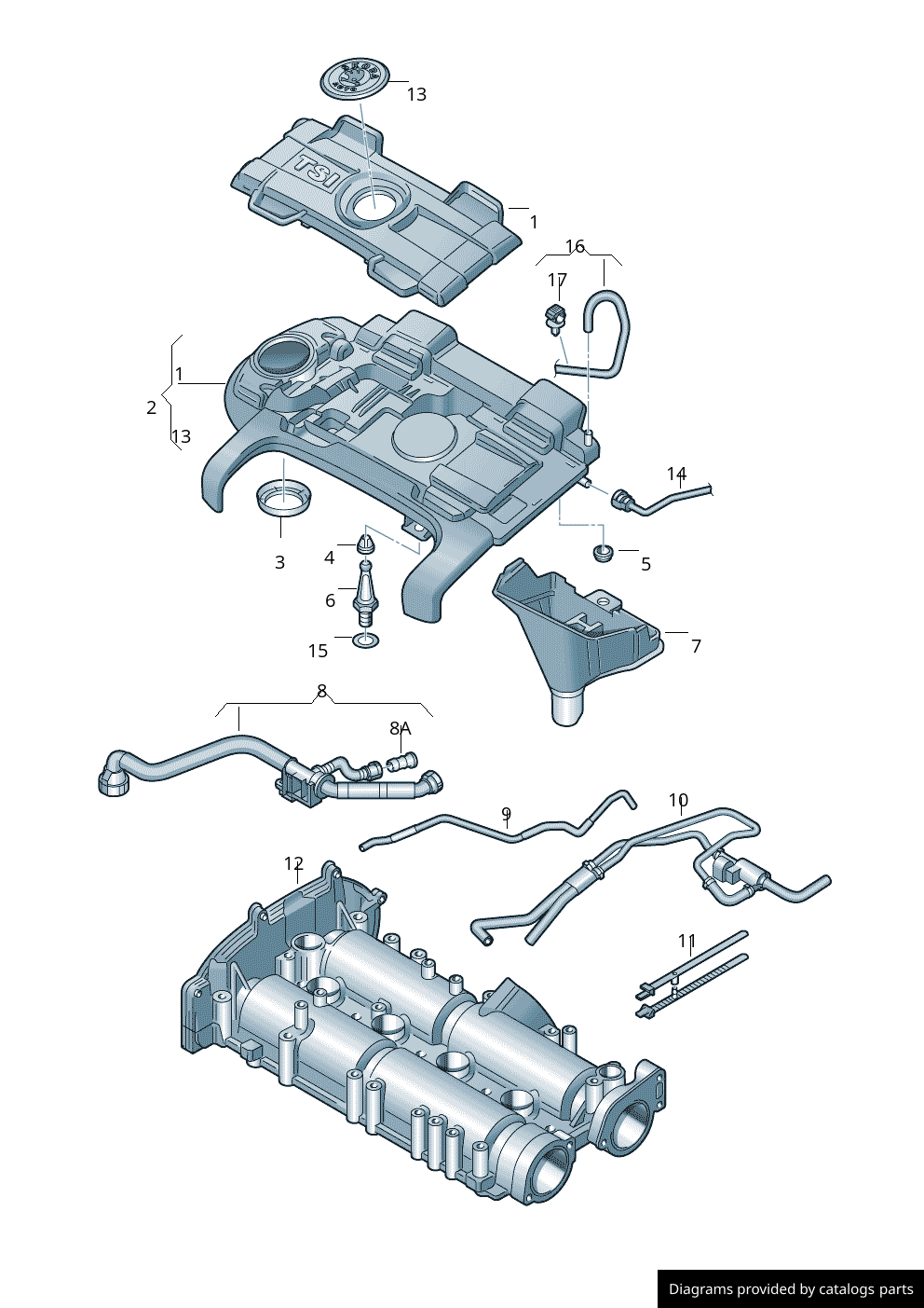 Car part diagram