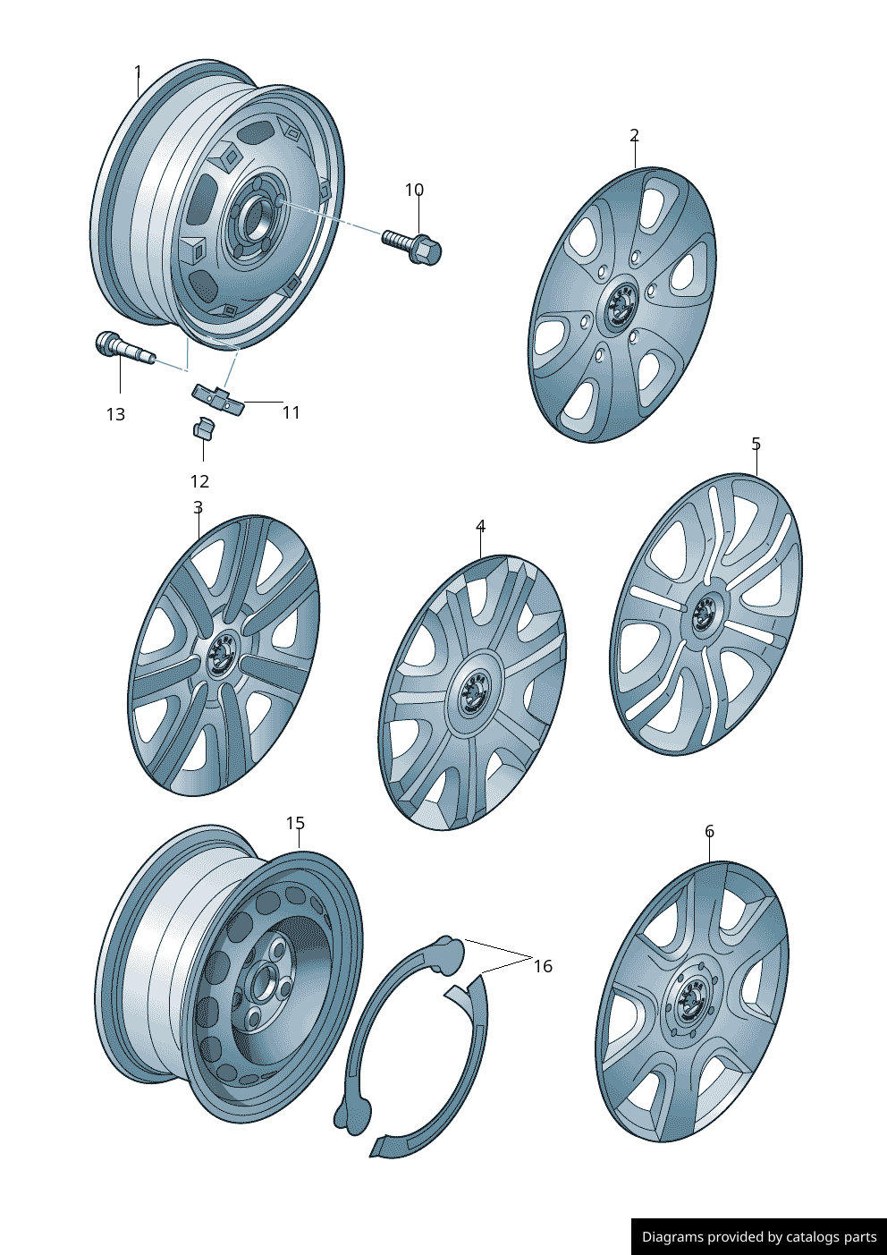 Car part diagram