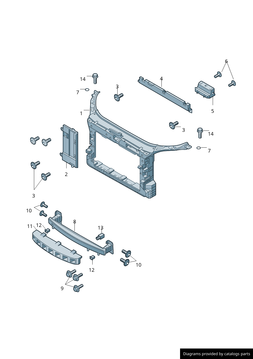 Car part diagram
