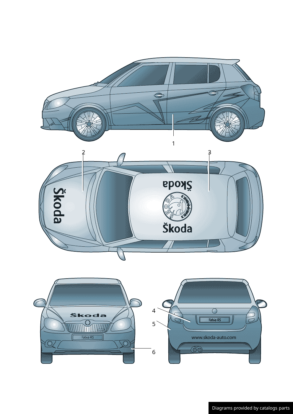 Car part diagram