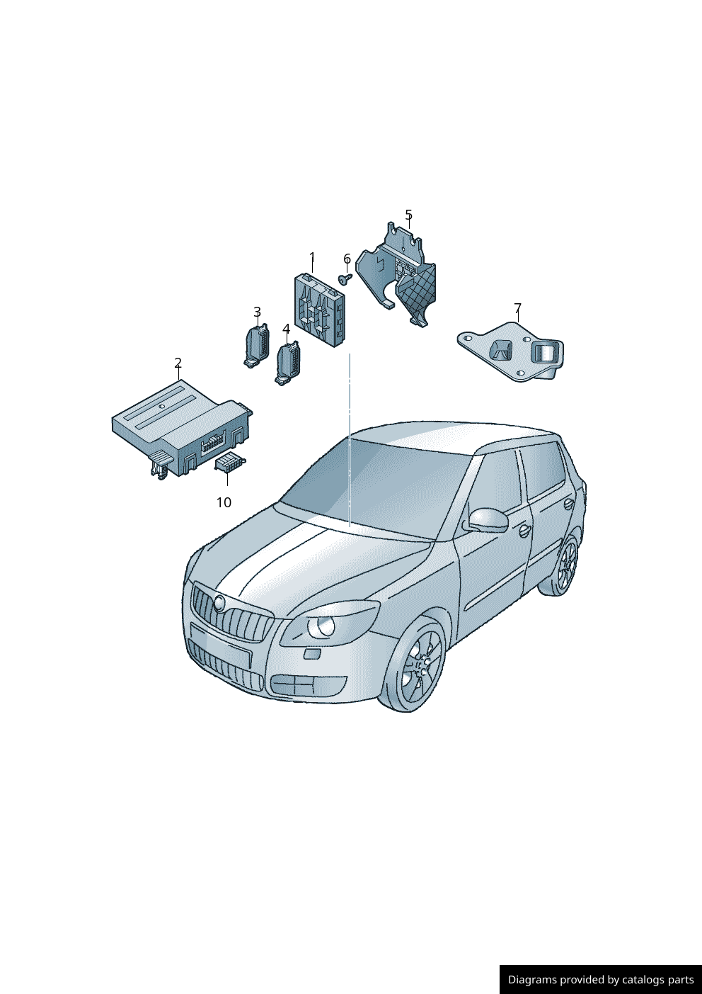 Car part diagram