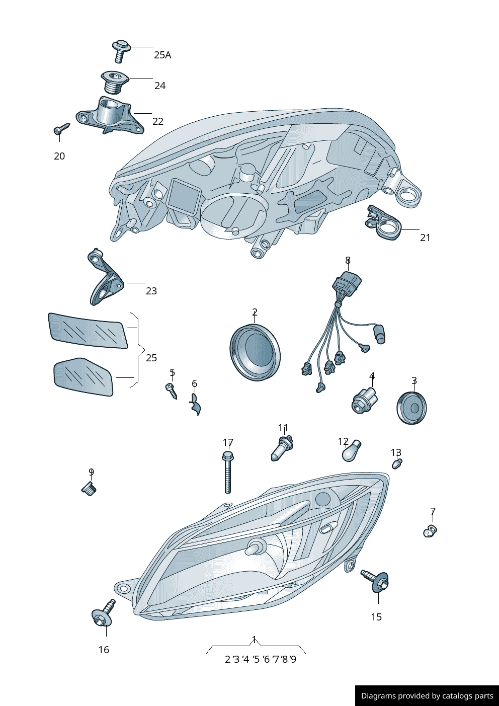 Car part diagram