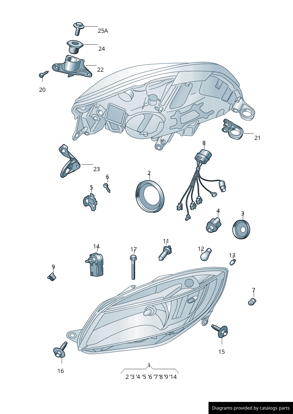 Car part diagram