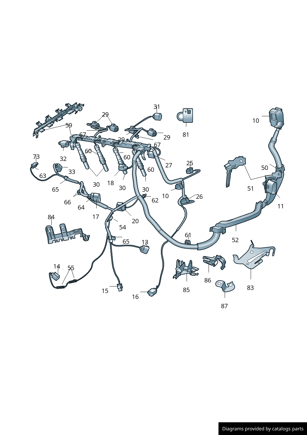 Car part diagram