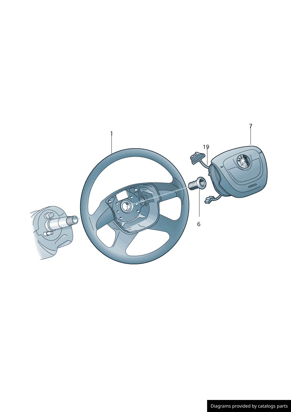 Car part diagram