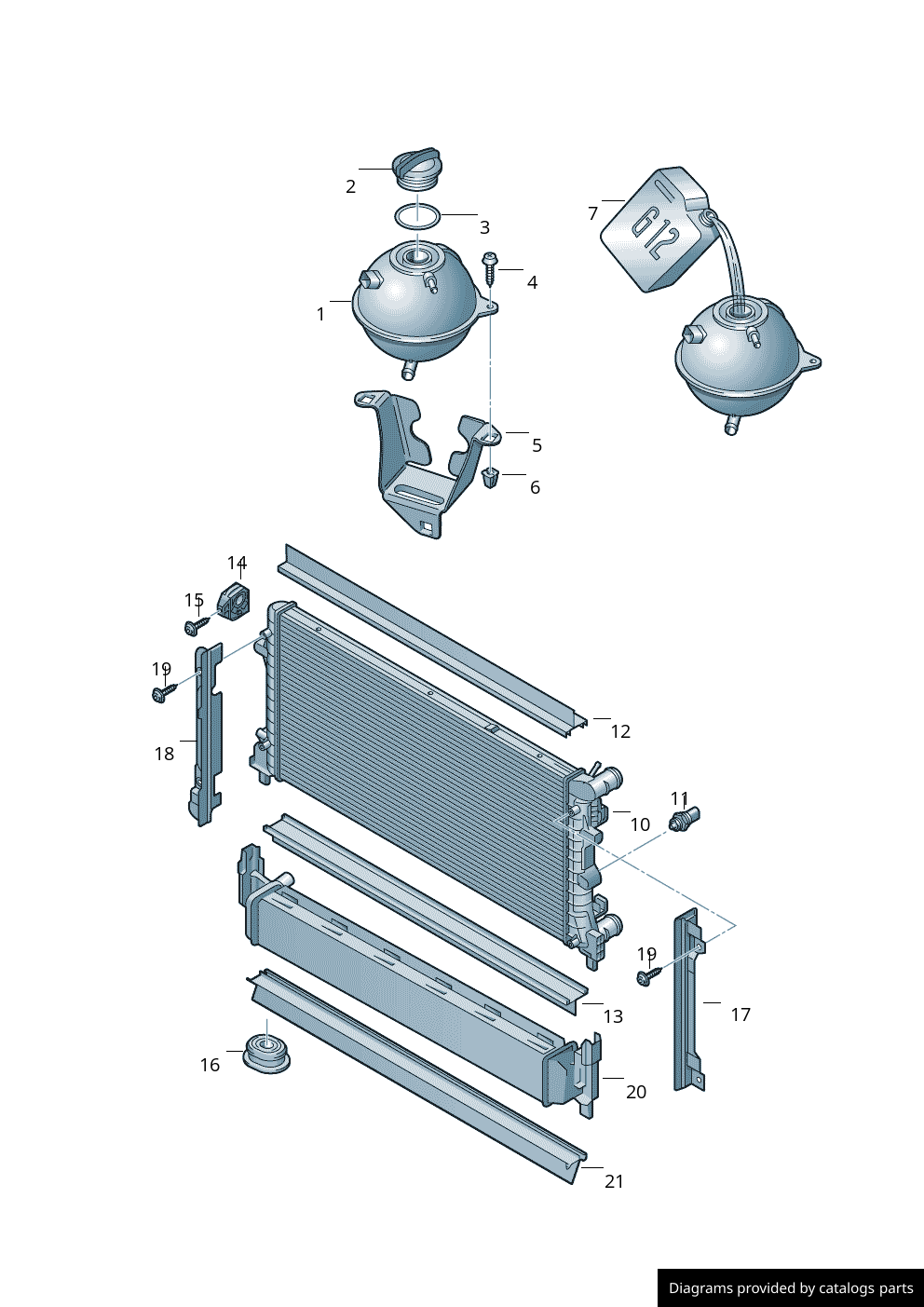 Car part diagram