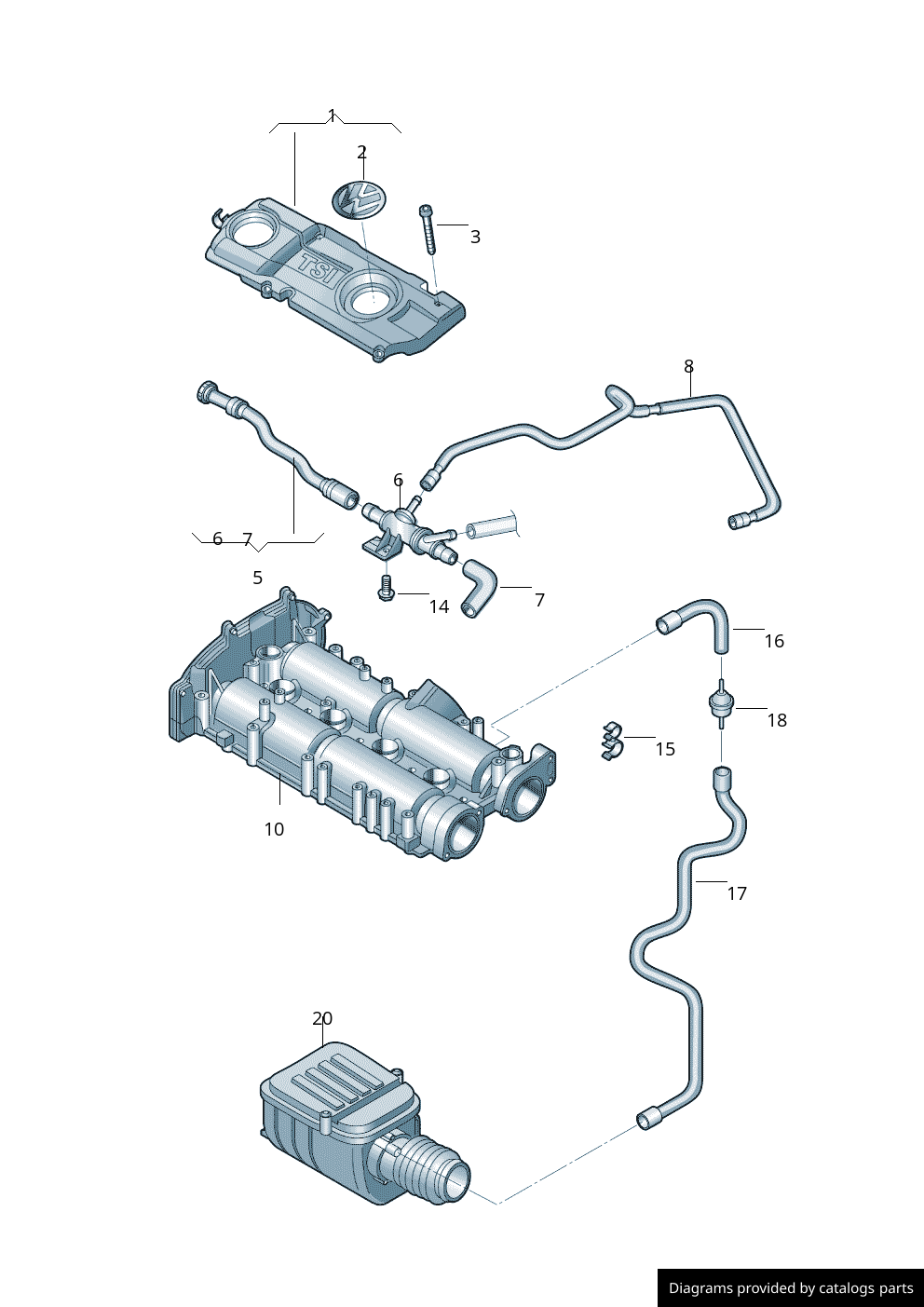 Car part diagram